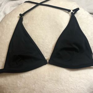 Victoria’s Secret black triangle bikini top